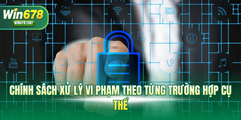 Chính sách xử lý vi phạm theo từng trường hợp cụ thể