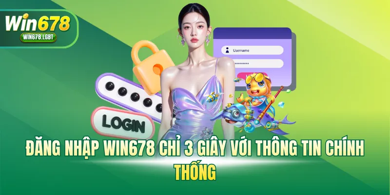 Đăng nhập WIN678 chỉ 3 giây với thông tin chính thống