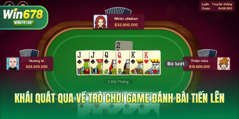 Khái quát qua về trò chơi game đánh bài tiến lên